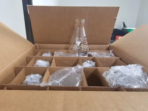 KIMBLE® KIMAX® Valueware Erlenmeyer Flask, Narrow Mouth, 250 mL - 10 pack - Picture 1 of 1