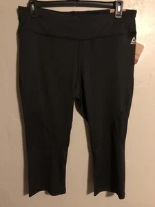 Reebok Women's Flash Training Skinny Capri~REW174LE07015~Black~2X $65 - Picture 1 of 6