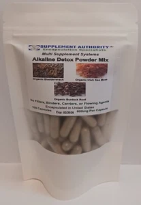 Musgo marino irlandés - Bladderwrack - raíz de bardana - desintoxicación alcalina ~ Dr. Sebi ~ 100ct - Imagen 1 de 4