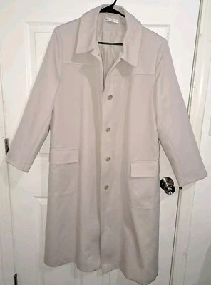Forecaster International Women Trench Coat Beige Size XL - Image 1 of 4