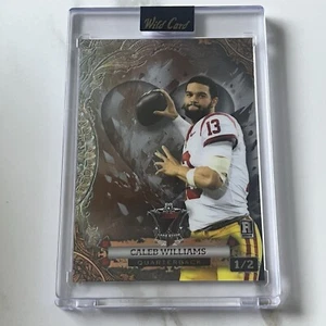 *NEW* Caleb Williams Wild Card 7 Card Stud Rare Rookie Card 1/2 - Picture 1 of 3