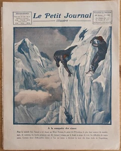 LE PETIT JOURNAL 1924 Conquête Mont Everest Mallory & Irvine Himalaya Alpinisme - Picture 1 of 6