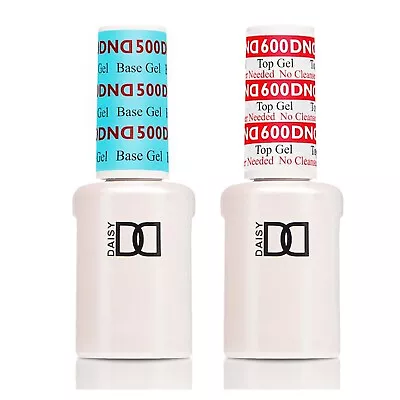 DND DAISY GEL Non-Cleansing Top Coat & Base Coat Set  500 600- NEW - Image 1 of 3