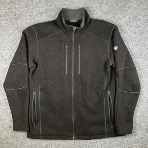 Kuhl Interceptr Jacket Mens XL Black Full Zip Fleece Hiking Outdoors Pockets - Picture 1 of 10