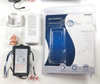 Ventilador de techo universal portátil Harbor Breeze 40837 control remoto 0745359 Foto 1 de 4