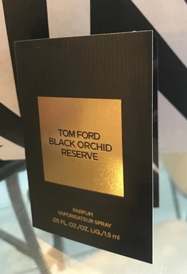 Tom Ford Black Orchid RESERVE Perfume Muestra Spray .05oz/1.5ml NUEVO 2025 Lanzamiento Foto 1 de 2