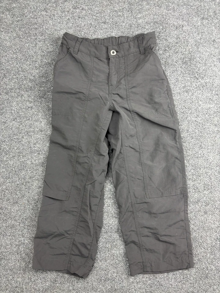Pantalones Patagonia Niños Pequeños 8 Gris Nylon Senderismo Cintura Elástica Rodillas Reforzadas Foto 1 de 4