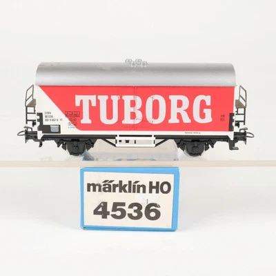 Marklin HO Scale Tuborg Refrigerated Beer Rail Car 4536 - Image 1 of 4
