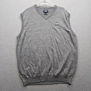 Cutter & Buck Okatie Creek Golf Gray Men's Sweater Vest Size XL V-Neck - Picture 1 of 11