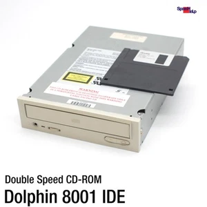 DOLPHIN 8001 IDE CD-ROM DRIVE UNIDAD 40-POL PIN PROBADA CONTROLADOR RETRO - Bild 1 von 3