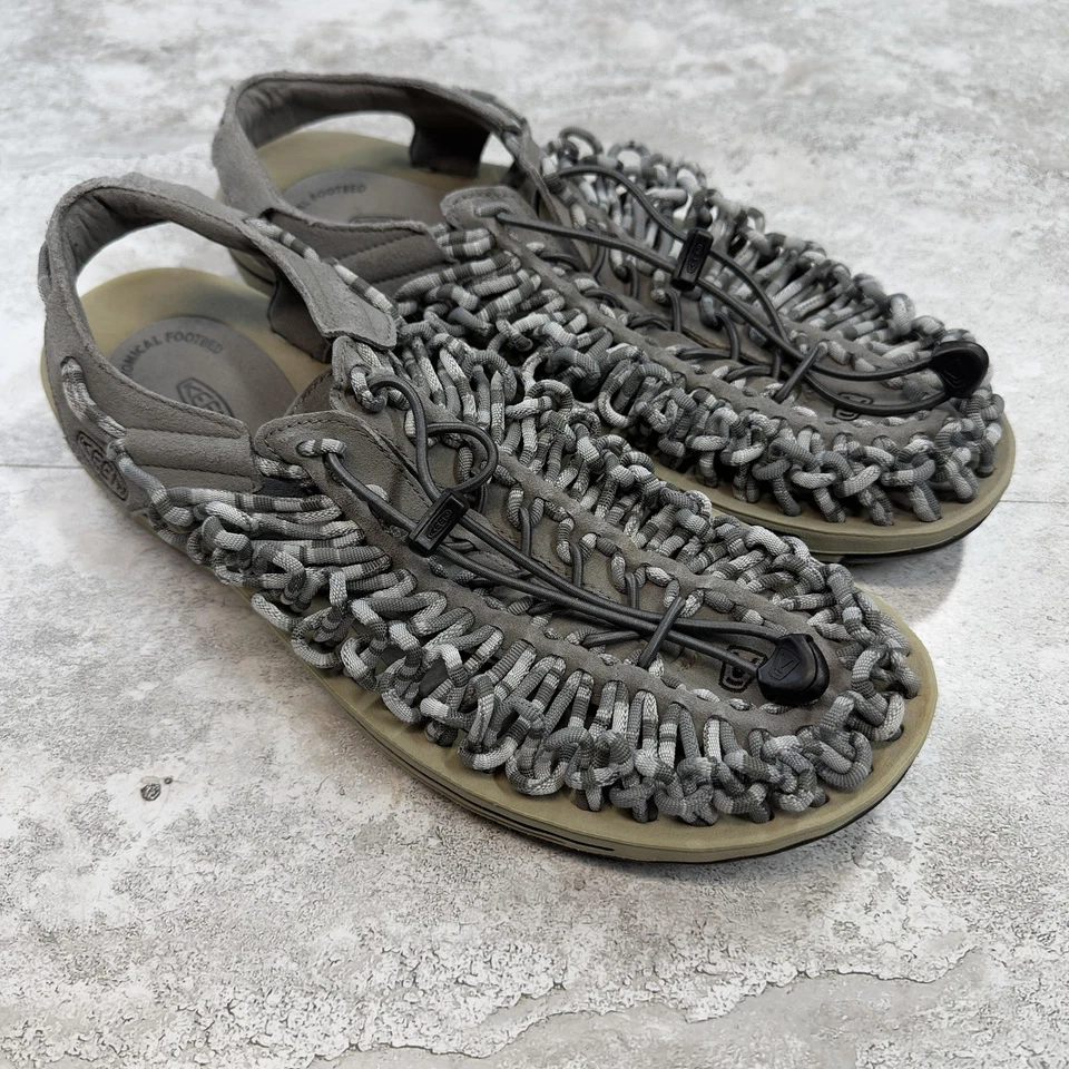 Keen Uneek туфли мужской размер 10,5 серый анатомический стельки Sport сандалии открытый - Изображение 1 из 4