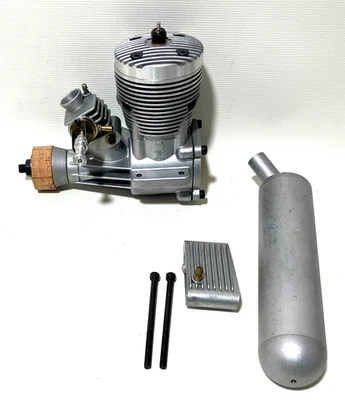 Novo 1988 K & B .65 Sportster Nitro R/C modelo motor de avião com silenciador - Imagem 1 de 3