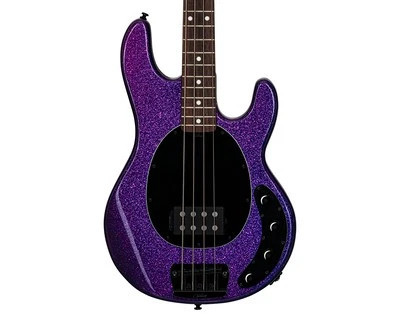 Sterling by Music Man StingRay RAY34 Bass Guitar - Purple Sparkle - Image 1 of 4