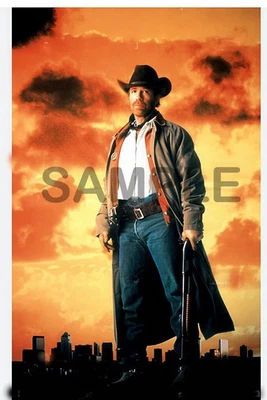 Chuck Norris Texas Ranger Television Series Color Tabletop Standee or 8" X 10" P - Image 1 of 2