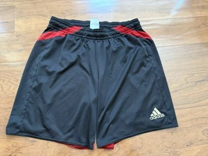 Adidas Climacool Athletic Shorts Black And Red Boys Youth Size L - Picture 1 of 3