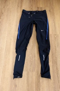 Nike Dri-fit Hombres Correr/Entrenamiento Compresión Leggings D. Azul Marino Calce M - Imagen 1 de 8