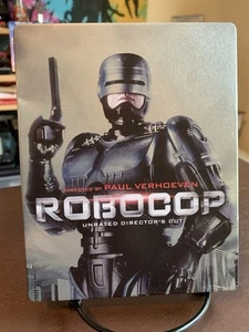 Robocop (1987) Blu-Ray Steelbook, Unrated Director's Cut, Peter Weller, Tested - Picture 1 of 10