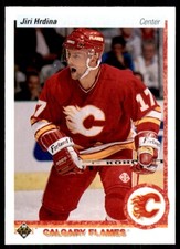 1990-91 Upper Deck Jiri Hrdina Hockey Cards #292