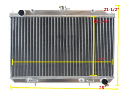 Radiador de aluminio para Nissan Máxima 2000-2003 / Infiniti I35 I35 2002-2004 V6 AT Foto 1 de 4