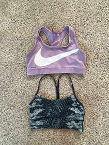 2 Sports Bras - Nike & Lululemon - Size Medium/6 - Picture 1 of 8