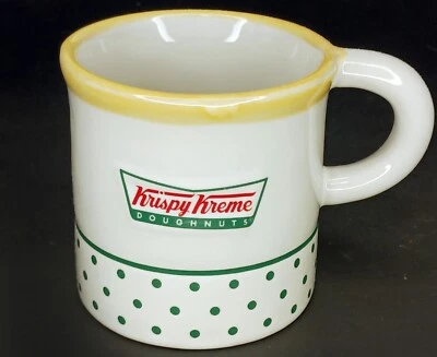 Krispy Kreme Doughnuts Retro Diner Mug Coffee Cup 3D Doughnut in Bottom Donuts - Image 1 of 4