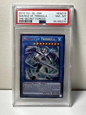Yu-Gi-Oh! Nekroz of Trishula THSF-EN015 PSA 8 NM-MT The Secret Forces - Image 1 of 2