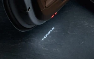 Genuine Porsche 992 LED Door Projectors "PORSCHE" Logo 2019 - 2024 - Picture 1 of 2