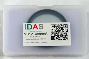 IDAS NB12 12nm H-a & OIII Dual Band High Speed Narrowband Filter - 2" Mounted - Picture 1 of 3