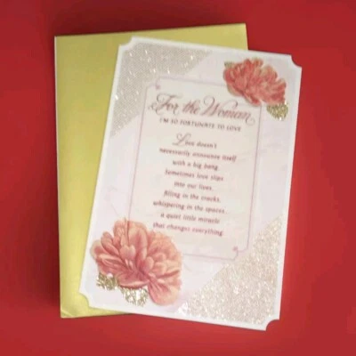 Heritage Valentine's Day For The Woman I Love Hallmark Card - Image 1 of 4