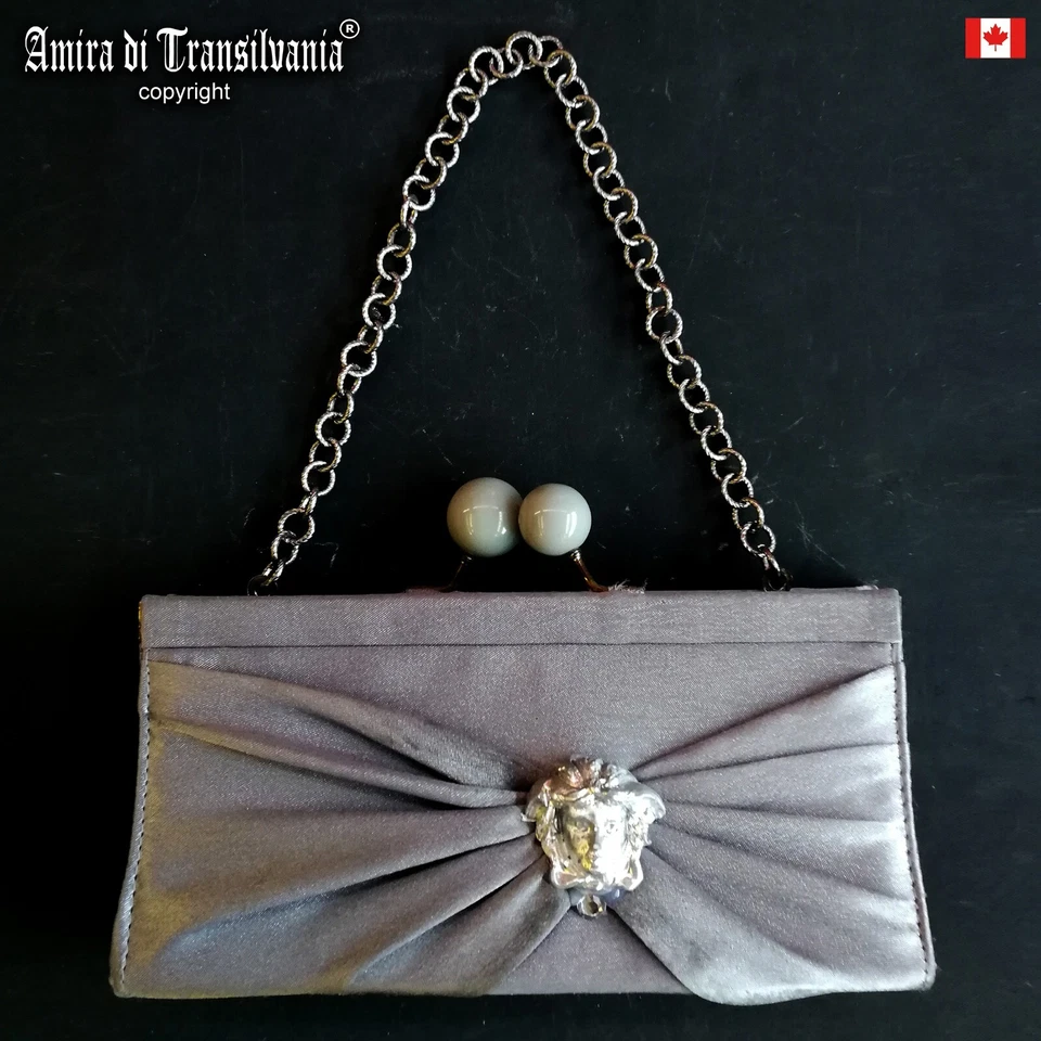 Bolso de hombro vintage mujer mini asa original elegante clutch icónico oferta medusa Foto 1 de 4