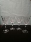 Crystal Claret Wine Glasses Masquerade by Cristal D'Arques-Durand 6oz. Set of 4