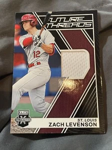 2023 Panini Elite Extra Edition Future Threads #FT-ZL- Zach LEVENSON - CARDINALS - Picture 1 of 4