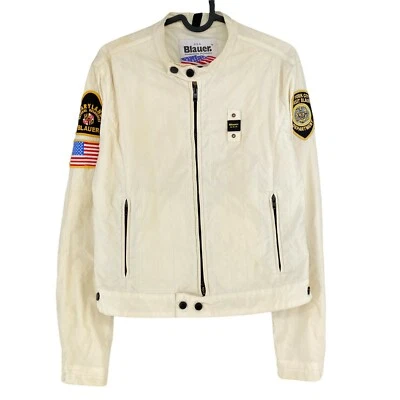 Blauer Cream White Jacket Size L - Image 1 of 4