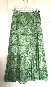 HAROLDS BOHO STUFEN MAXIROCK waschbar Viskose/gefüttert - MADE USA - 6/Taille 30-31" - Bild 1 von 15