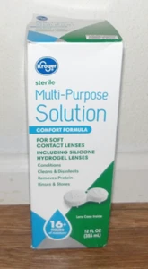 Kroger 12 Oz Sterile Multi-Purpose Solution For Soft Contact Lenses - Picture 1 of 1