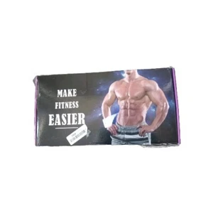 Make Fitness Easier Fitness Belt Powered M Red For Muscle Conditioning Grey - Picture 1 of 16