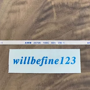 CviLux E208903-5 AWM 20706 20624 8 Pins Breite 4,5mm Länge 22cm verschiedene Seiten - Bild 1 von 3