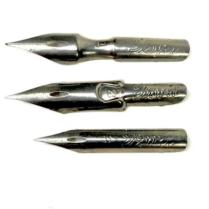 Oldtimer Ford Motor Company Dip Pen Federn 3er Set gemarkt 1, 2 & 3 sehr selten - Bild 1 von 17
