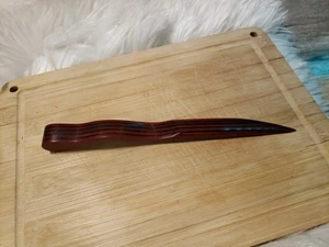 Handmade Mahogany Wood Elegant Letter Opener.  BN.  STUNNING!! - Picture 1 of 5