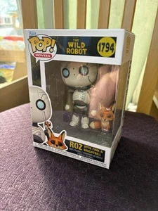 Funko Pop! Figuras de vinilo The Wild Robot Roz con Fink & Brightbill #1794 - Imagen 1 de 7