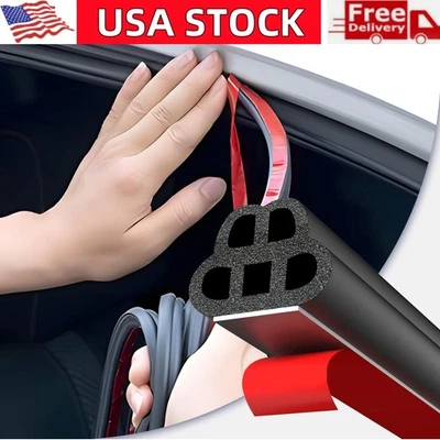 52.5ft Car Auto Rubber Seal Trim Molding Door Edge Lock Protector Weather Strip - Image 1 of 4