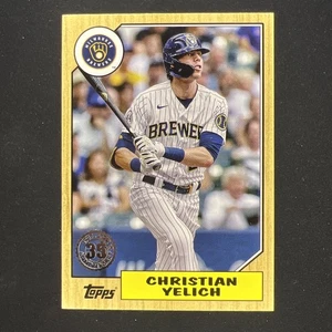 Christian Yelich 2022 Topps 35th Anniversary #T87-71 MIL - Picture 1 of 2