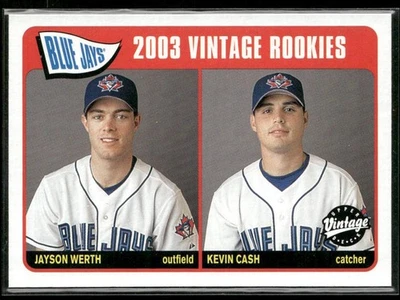 2003 Upper Deck Vintage #232 Jayson Werth / Kevin Cash - Image 1 of 2