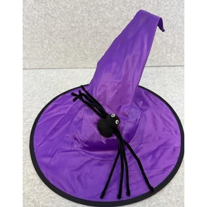 Menge 2 Halloween Hexenhut Cosplay lila schwarz Spinne schwarz Spitze Fledermaus gruselig - Bild 1 von 6