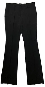 Burberry Women’s Flare Leg Boot Virgin Wool Dress Pants Black NWT 42 8 - Picture 1 of 8