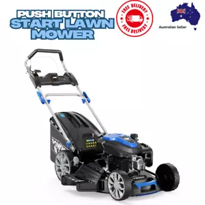 Powerblade Lawn Mower 20 200cc Petrol Self-Propelled Push Lawnmower 4-Stroke AU - Picture 1 of 7