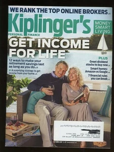 Top Online Brokers Ranked, Income for Life, Kiplinger's Personal Finance 10/2017 - Imagen 1 de 2