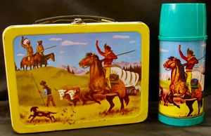 Vintage PATHFINDER Lunchbox & Thermoskanne - sehr selten R-8 (1959) C-8/8,5 genial! - Bild 1 von 19