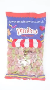 HMC Certified Vegan Fizzy Strawberry, Blue-Pink Pencils 2,25kg Beutel Halal Sweets - Bild 1 von 50