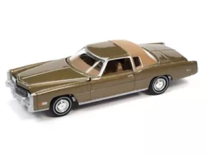 CADILLAC Eldorado - 1975 - oro amarillo metálico - Auto World 1:64 - Imagen 1 de 6